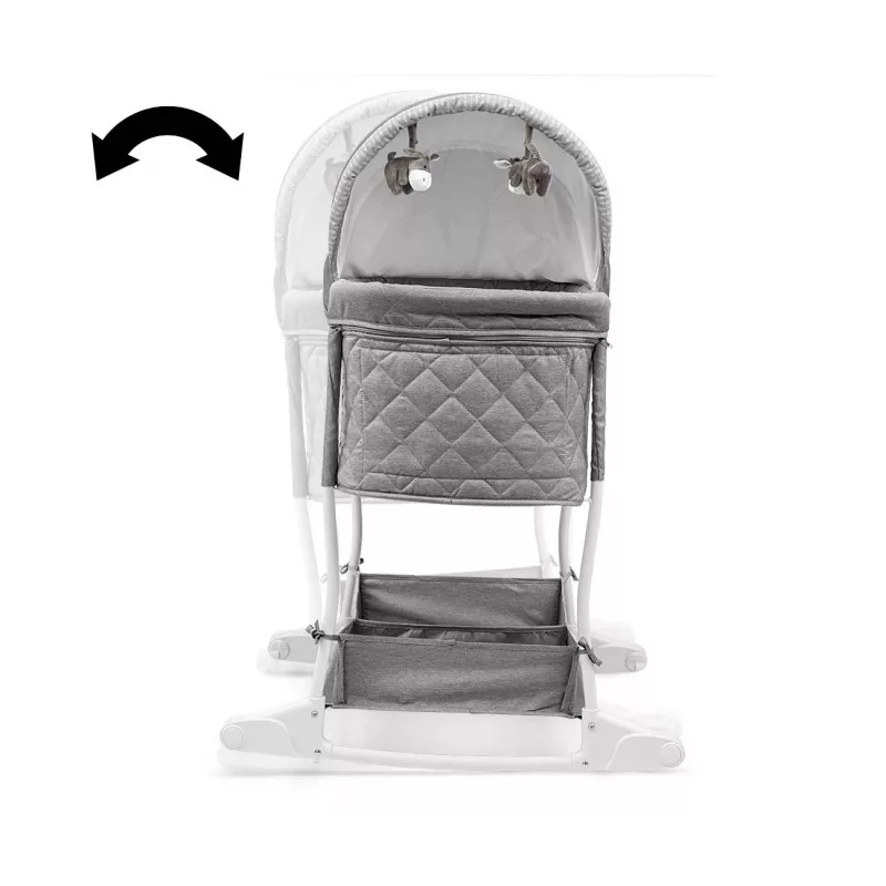 Beistellbett milly mally Dream On Stone 5431 mit höhenverstellbarer Funktion und weicher Matratze