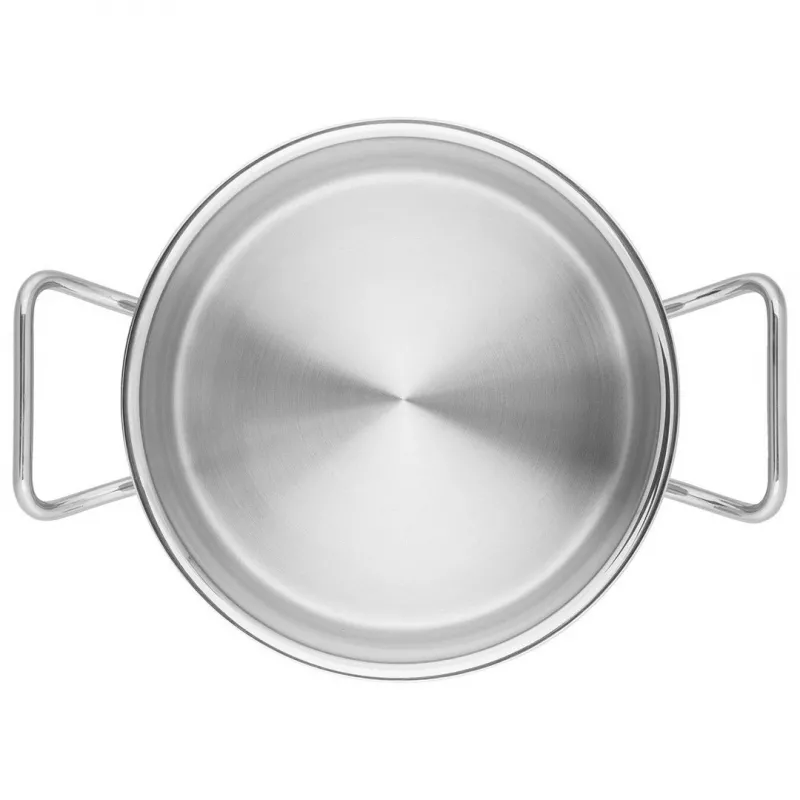 Kochtopfset ZWILLING 65120-005-0 — 5-teilige Edelstahltöpfe, Deckel, ofen- und spülmaschinenfest, Antihaftbeschichtung, max. 200°C