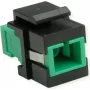 ROLINE Glasfaser-Keystone SC/SC Simplex Singlemode OS2 APC - Single- oder Monomode-Faser