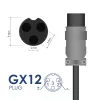 Akyga AK-EV-11 Ladegerät für 36 V E-Scooter, 42 V / 2 A 84 W, GX12 3-polig 9 mm, 1 m