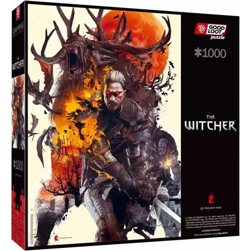 Good Loot Gaming Puzzle: The Witcher Monsters, 1000 Teile