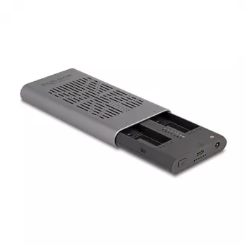 SSD-Gehäuse DeLOCK 42027 Grau M.2 10 Gbit/s USB Typ-C