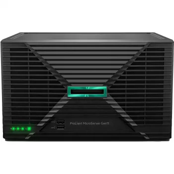 HPE ProLiant MicroServer Gen11 E-2434 4c 32GB-U 4LFF-NHP 2x4TB HDD 180W External PS EMEA Cmp Mod Svr