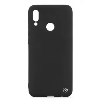 Handyhülle Tellur für Huawei Y9 2019 — mattes Silikon, schwarz
