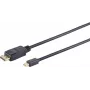 Mini DisplayPort auf DisplayPort Kabel ShiverPeaks BS10-52025, 1 m, unterstützt bis zu 3840×2160