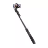 Stativ-Selfie-Stick Crong CRGSGU1BLK Aluminium Bluetooth mit klappbaren Beinen und Handyhalterung