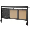 Schreibtischtrennwand ergo office ER-300 B, Breite 1250 mm, max. Belastung 10 kg