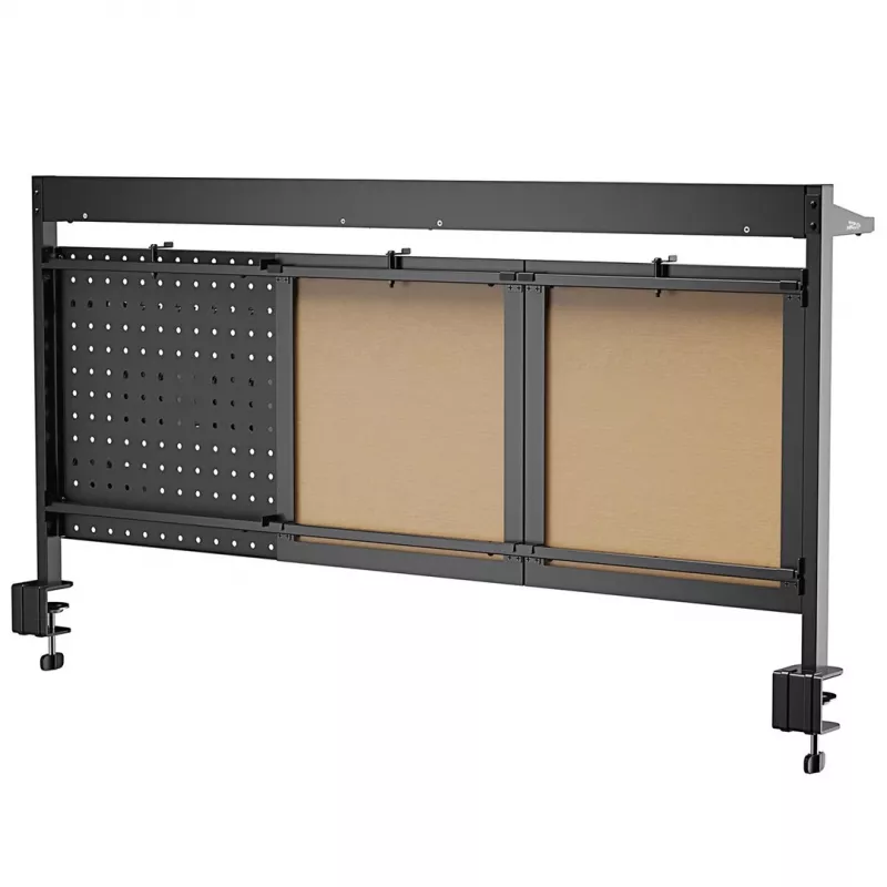 Schreibtischtrennwand ergo office ER-300 B, Breite 1250 mm, max. Belastung 10 kg