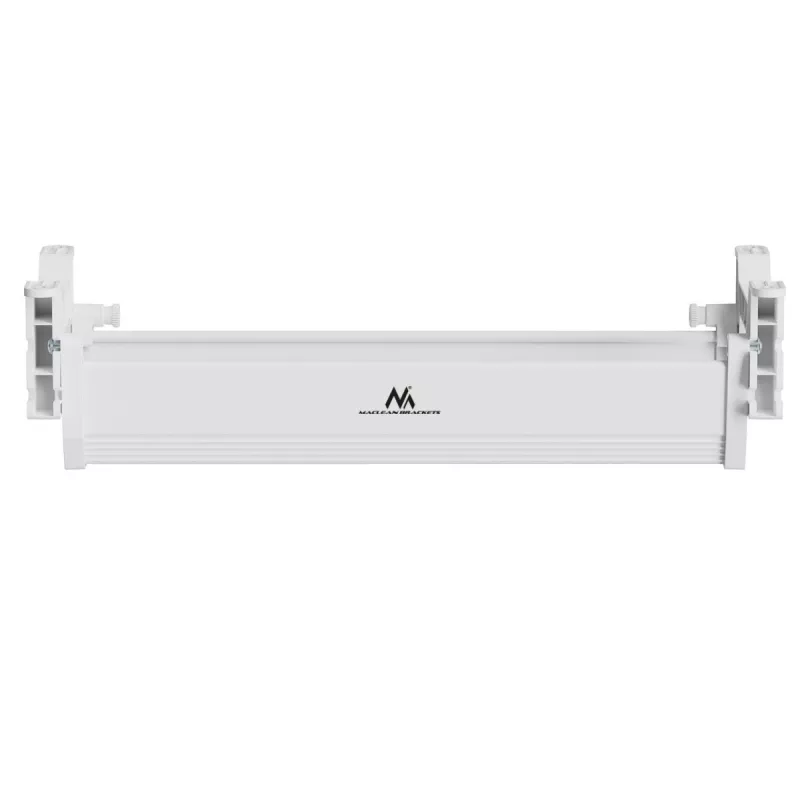 Maclean Kabel-/Steckdosenleisten-Organizer unter dem Schreibtisch, max. Belastung 5 kg, weiß, MC-106 W