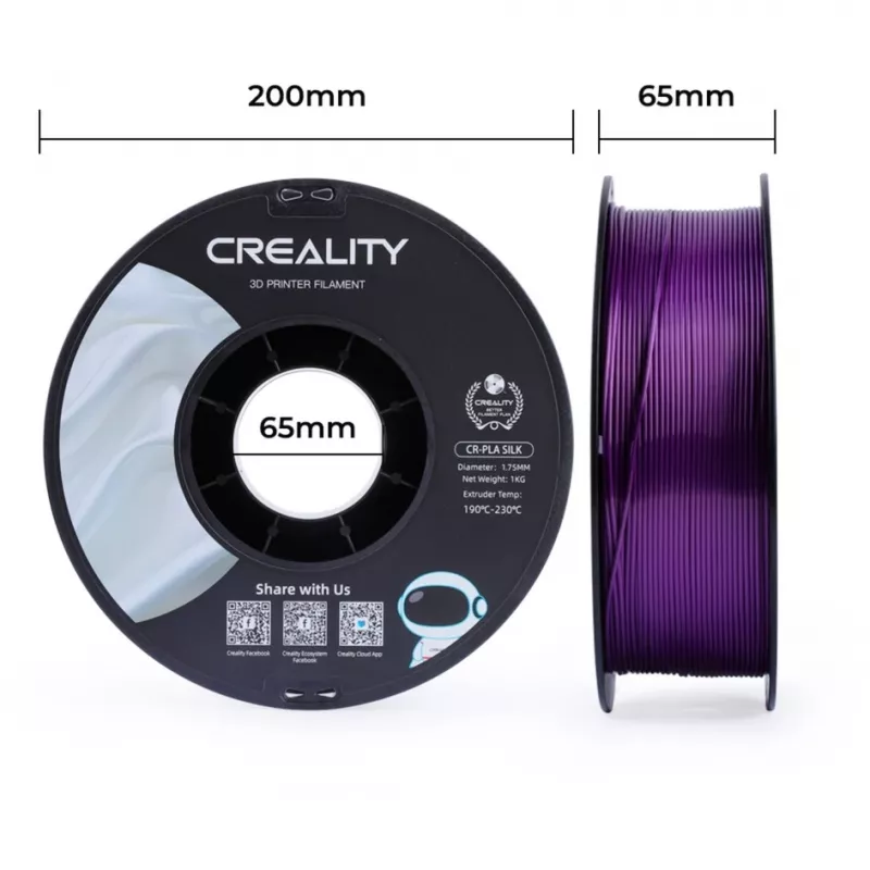 3D-Druckmaterial Creality 3D 3301120005 Seiden-Lila 1 kg