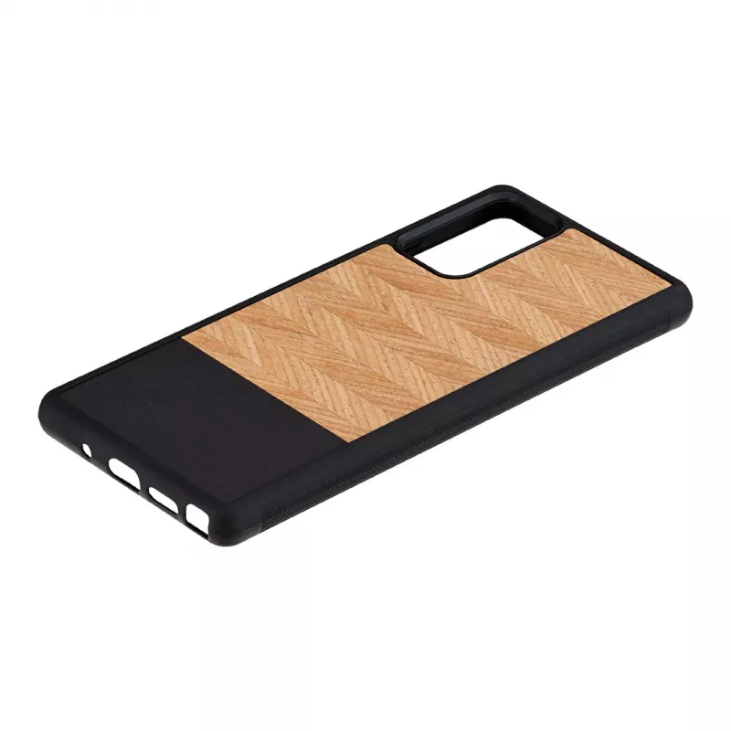 Smartphone-Hülle Man and Wood Galaxy Note 20 Fischgrät Nero Schwarz