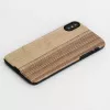 Smartphone-Hülle man and wood für iPhone X/XS – Vintage Olive Schwarz