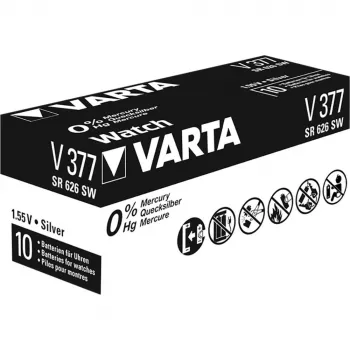 Varta 00377101111 21 mAh Silber