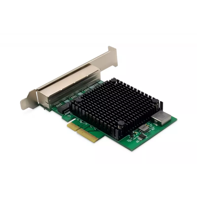 Digitus 4-Port 2,5 Gigabit Ethernet-Netzwerkkarte PCI Express Realtek-Chipsatz