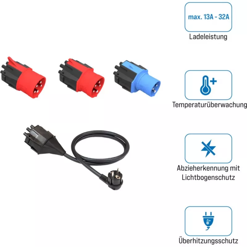 Nrgkick 20001051 Netzadapter Schwarz