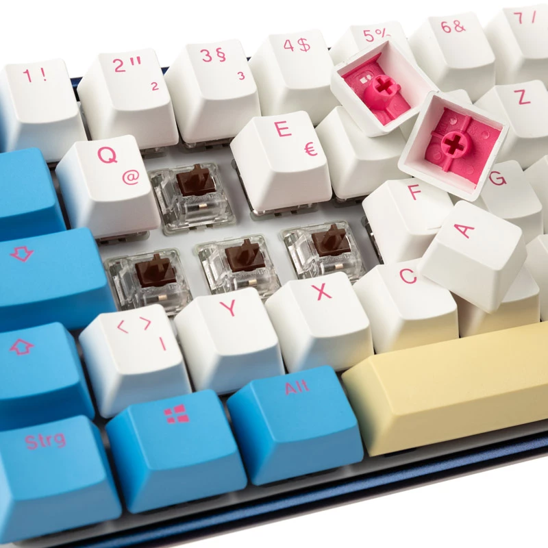 Mechanische Tastatur Ducky Mecha SF Limited Dawn Edition RGB LED MX Brown – 65 % kompaktes Layout, hot-swappable nicht spezifiziert