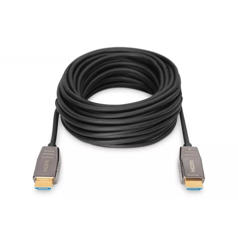 HDMI AOC Hybrid-Glasfaserkabel Digitus AK-330126-300-S
