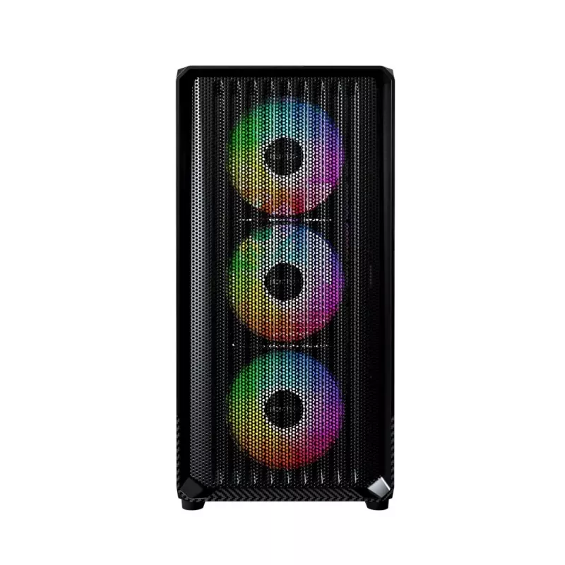 Montech X5M (B) Micro Tower PC-Gehäuse – Micro-ATX/Mini-ITX, 3x120mm vorne, 1x120mm hinten, unterstützt ATX-Netzteile, 2x3,5 Zoll + 4x2,5 Zoll, Schwarz