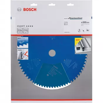 Kreissägeblatt Expert für Edelstahl, Ø 355 mm, 90Z Bohrung 25,4 mm, für Kapp- & Gehrungssägen
