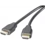 SpeaKa Professional HDMI-Verbindungskabel 1,50 m Audio Return Channel, vergoldete Kontakte Schwarz [1x HDMI-Stecker – 1x HDMI-Stecker] (SP-9001756)