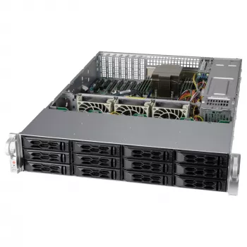 Servergehäuse Supermicro CSE-LA26AC12-R920LP1 Rack 920W Schwarz Grau