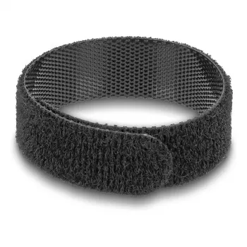 DeLOCK Klettband für Ringscanner Schwarz 9 mm x 160 mm