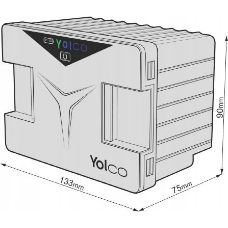 Yopower SC4G, SC4B Modular-Akku für tragbare Yolco-Kühlschränke