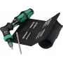 Ratschenschraubendreher Wera Kraftform Kompakt Pistol RA‑R 2 mit 13 Bits, kompaktes Ratschen-Pistolengriff-Design