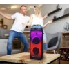 System Audio PLL FM USB/SD/BT 2xKaraoke FULL LED PartyBox