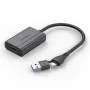 Kabeladapter Vention ACYHB – USB-C + USB-A auf HDMI, grau