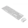 Logitech MK295 Silent - Tastatur-Maus-Set - Kabellos - 2,4 GHz - Italienisch - Cremeweiß