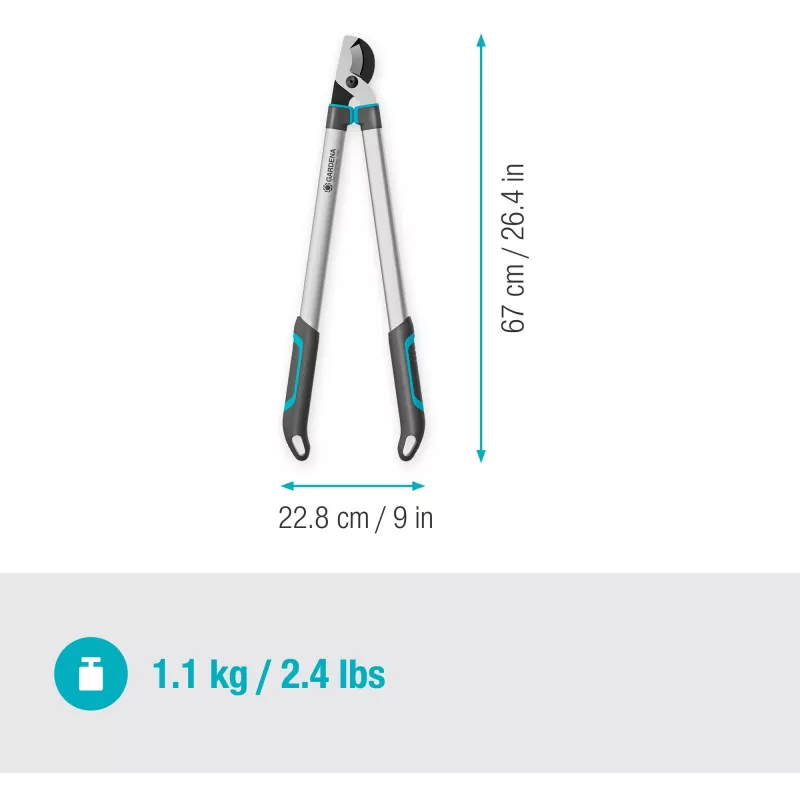 Gardena Astschere EasyCut L Grau/türkis 50cm (12031-88)