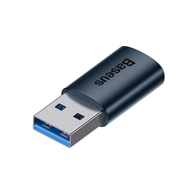 Baseus Ingenuity USB-A auf USB-C Adapter OTG (blau)