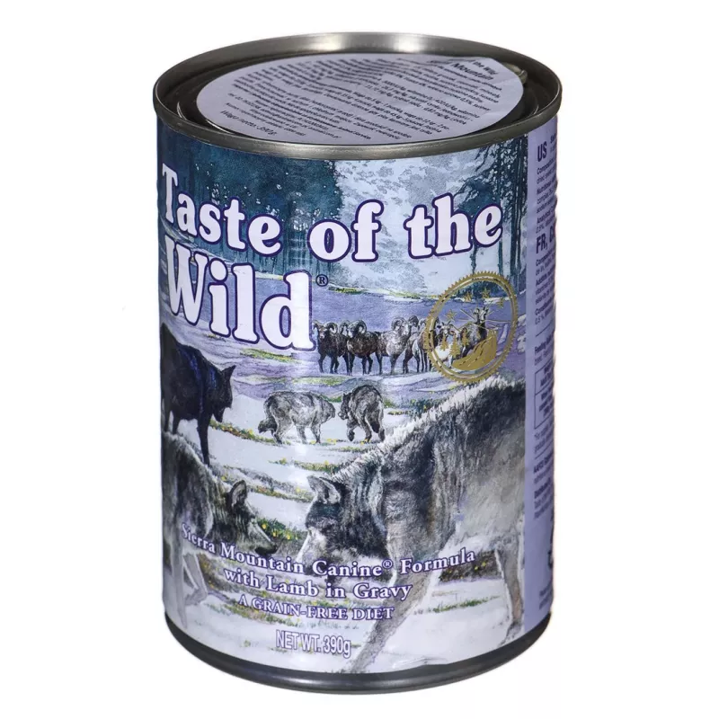 TASTE OF THE WILD Sierra Mountain - Nassfutter für Hunde - 390 g