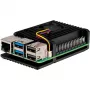 Joy-IT Armor Case BLOCK ACTIVE SBC-Gehäuse geeignet für Entwicklungsplatinen Raspberry Pi (RB-AlucaseP5-07FAN)