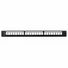 Patchpanel 1U LANBERG PPKS-1124-B, 24 Ports, 1U, ABS, schwarz, 482,6×44,5×154 mm