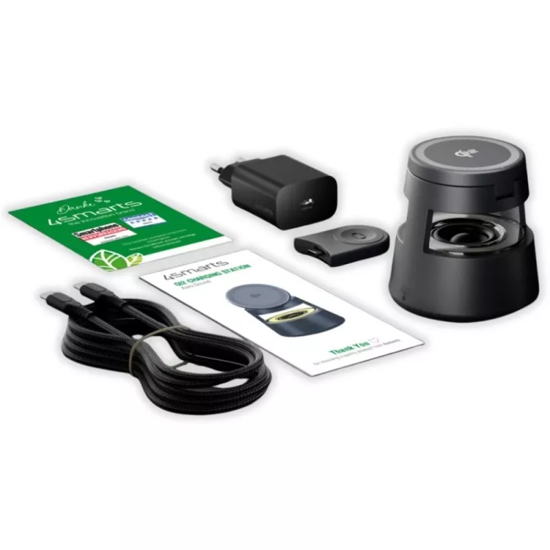 Kabelloses Ladegerät 4smarts 541327 USB Typ-C Innenbereich Grau