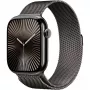 Apple Watch Series 10 GPS + Cellular 46mm Slate Titanium Gehäuse mit Slate Milanese Armband - M/L (MWYW3QF/A)