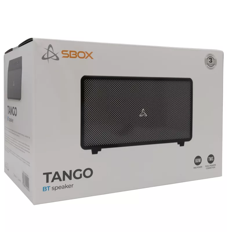 Tragbarer Lautsprecher Sbox BT-60 Tango Schwarz