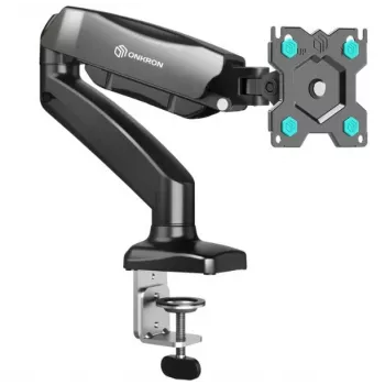 ONKRON G80-B Schwenk- und Neige-Tischhalterung für 13'-32' Monitore, max. 8 kg, mit Drehung, schwarz