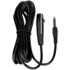 Mikrofon SVEN MK-100 (Kabelgebunden, dynamisch, Metall, Kabel 4,0 m, 6,3/3,5 mm Klinke, Niere, schwarz)