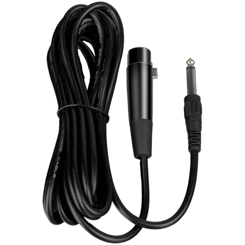 Mikrofon SVEN MK-100 (Kabelgebunden, dynamisch, Metall, Kabel 4,0 m, 6,3/3,5 mm Klinke, Niere, schwarz)