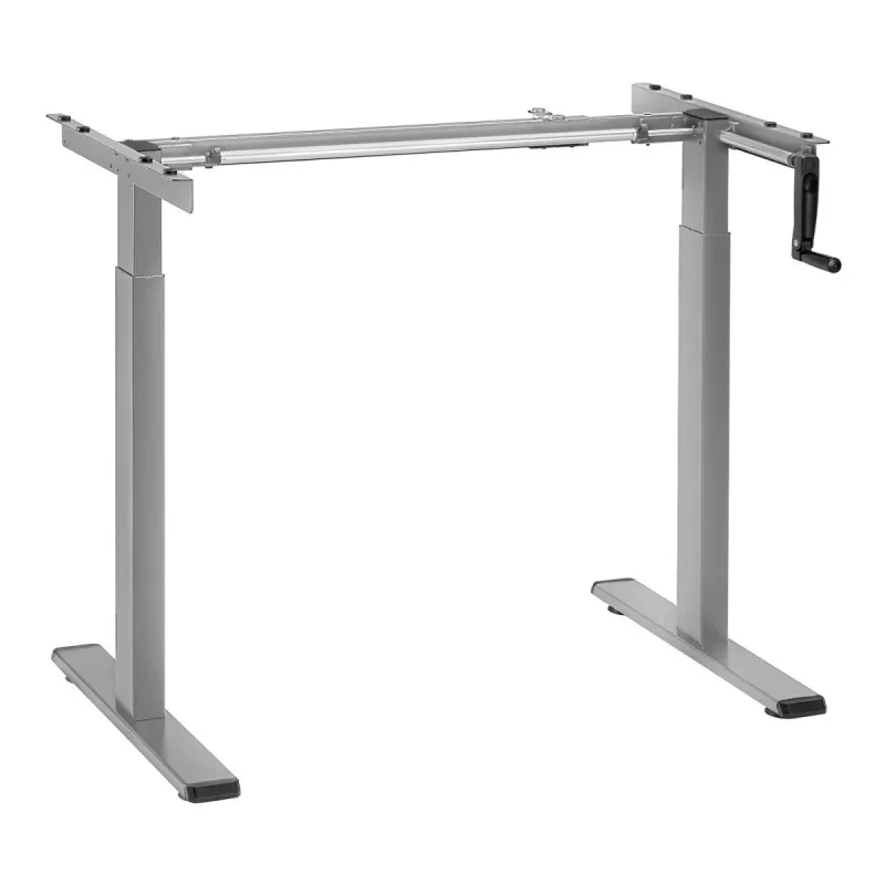Manuell höhenverstellbarer Schreibtisch MACLEAN MC-790NG — max. Belastung 60 kg, max. Höhe 120 cm