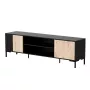 Cama RTV-Schrank MERCI RTV-Schrank 180 x 40 x 53.5 cm schwarz/Eiche artisan