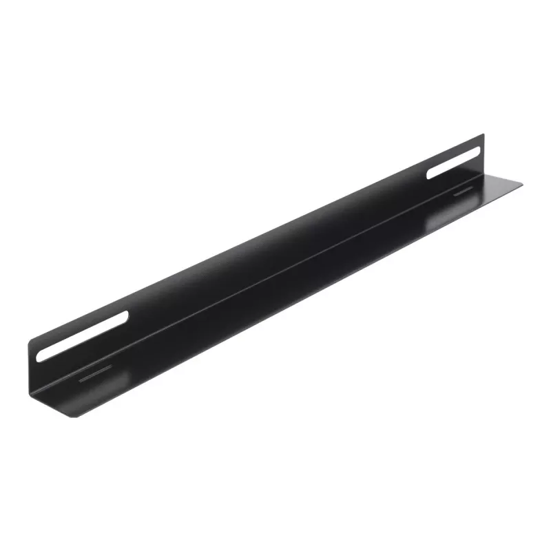 Montagehalterung DeLOCK 19 Zoll 450x40mm 2 Stück Schwarz Metall