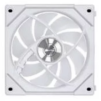 Computergehäuselüfter Lian Li Uni Fan 12RSLIN3W 120 mm Weiß, 12 V, 0,2–2100 U/min, 2,66 mmH2O, FDB