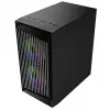 Logic Atos ARGB Mini USB 3.0 Micro-Tower-Gehäuse, Schwarz (AM-ATOS-10-0000000-0002)