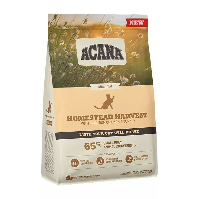 ACANA Homestead Harvest - Trockenfutter für Katzen - 1,8kg