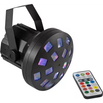 LED-Effektlicht EUROLITE Mini Z-20 USB — 7 Farben, kompakte USB-betriebene Bühnenleuchte
