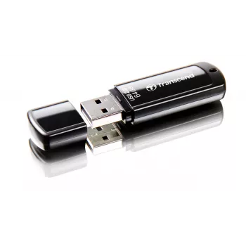 USB Flash Drive Transcend JetFlash 350 64GB, USB 2.0, Schwarz
